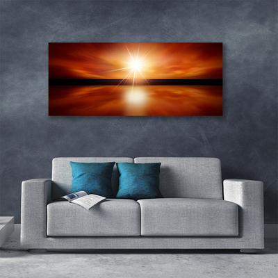 Obraz Canvas Słońce Niebo Woda Krajobraz