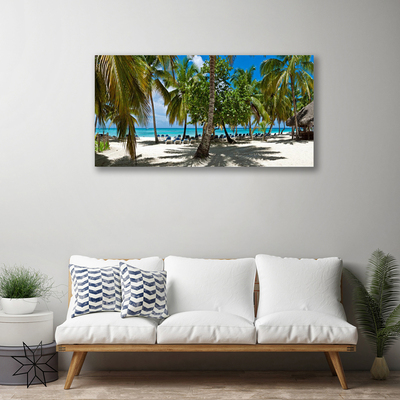 Obraz Canvas Plaża Palma Drzewa Krajobraz