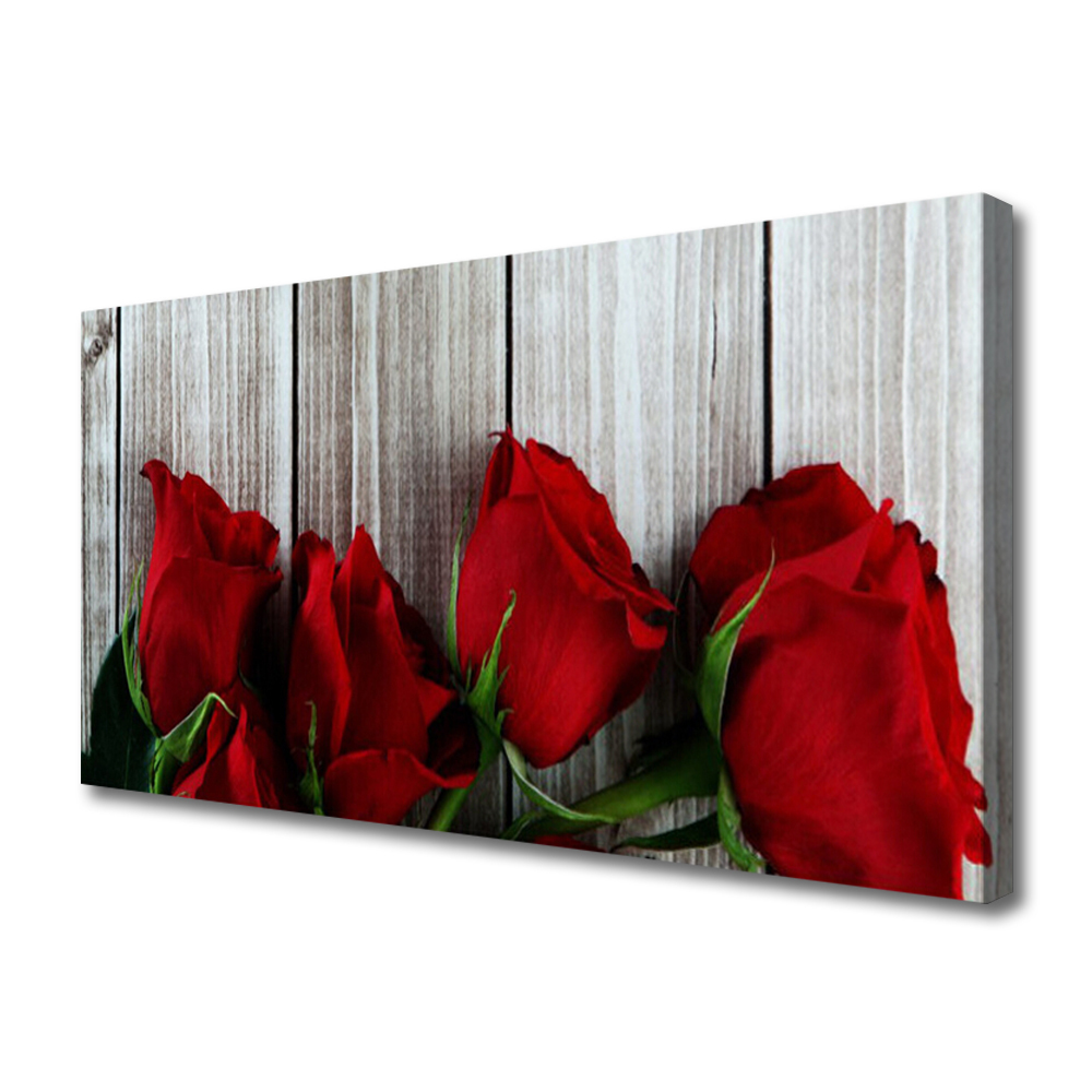 Obraz Canvas Róże Kwiaty Roślina
