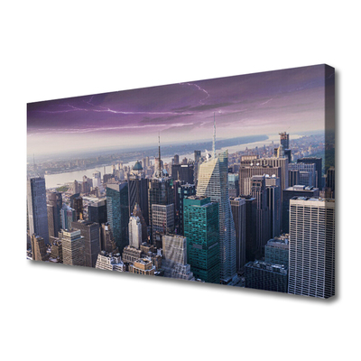 Obraz canvas Panorama Nowoczesnej Metropolii