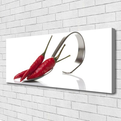 Obraz canvas Ostra Papryczka Chili w Kuchni