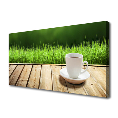 Obraz canvas Chwila Relaksu w Ogrodzie