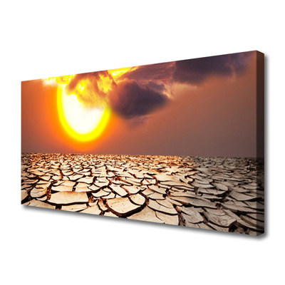 Obraz Canvas Słońce Pustynia Krajobraz