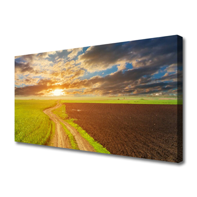 Obraz canvas Horyzont nad Złotym Polem