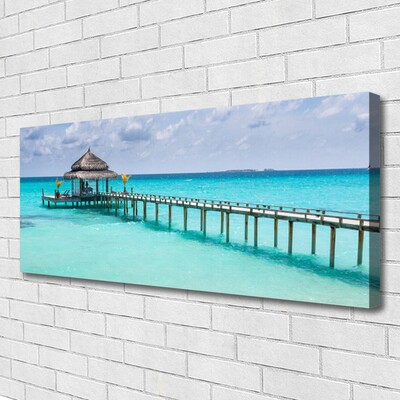 Duży obraz na płótnie Most nad Morskim Brzegiem