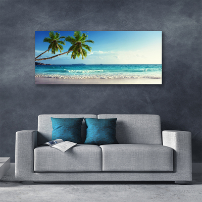 Obraz Canvas Morze Plaża Palma Krajobraz