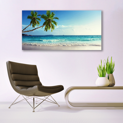 Obraz Canvas Morze Plaża Palma Krajobraz