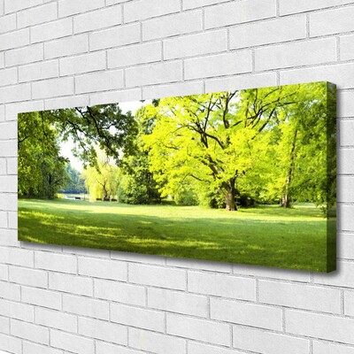 Obraz canvas Parkowa Aleja w Słońcu