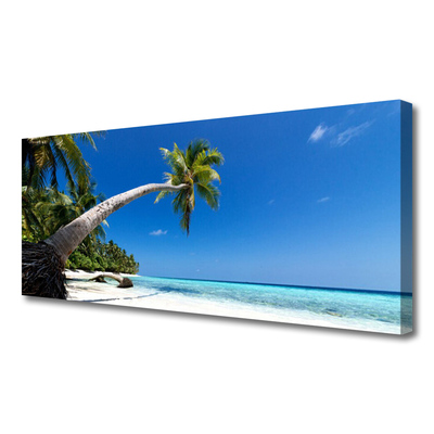 Obraz Canvas Plaża Palma Morze Krajobraz
