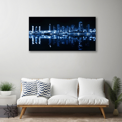Duży obraz na płótnie Panorama Nowoczesnej Metropolii