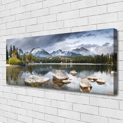 Zdjęcie na płótnie Panorama Alpejskiej Sielanki