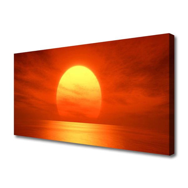 Obraz Canvas Zachód Słońca Morze