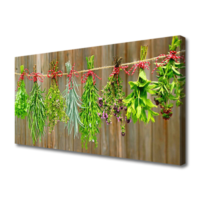 Obraz drukowany na płótnie Kompozycja Suszonych Ziół