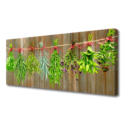 Obraz drukowany na płótnie Kompozycja Suszonych Ziół