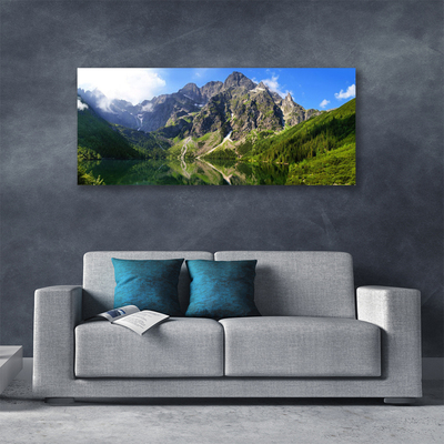 Obraz Canvas Tatry Góry Morskie Oko Las