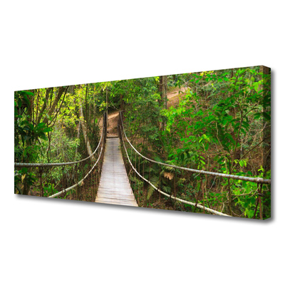 Obraz Canvas Most Dżungla Las Tropikalny