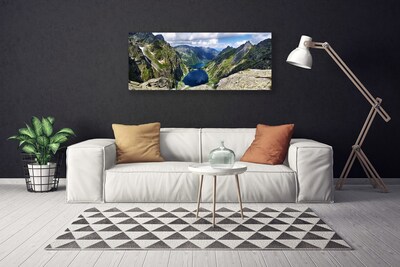 Obraz Canvas Góry Dolina Jeziora Szczyty