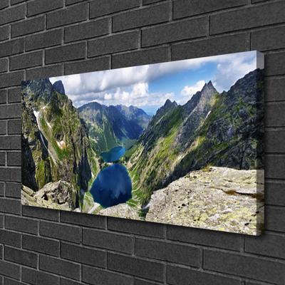 Obraz Canvas Góry Dolina Jeziora Szczyty