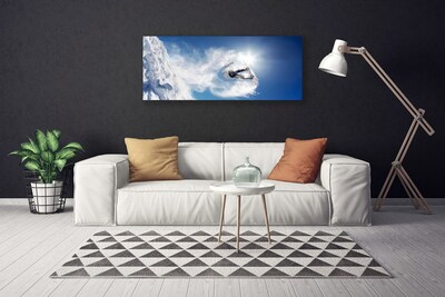 Fotoobraz na płótnie Zimowe Szaleństwo na Stoku