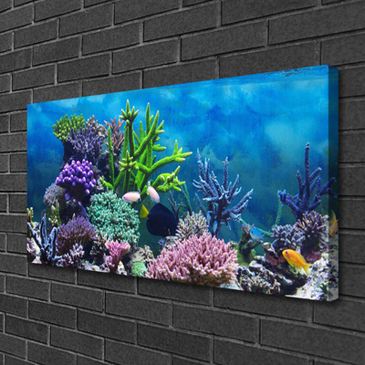 Obraz Canvas Akwarium Rybki Pod Wodą