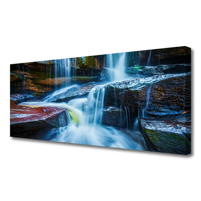 Obraz canvas Odbicie Liści w Cichej Tonii