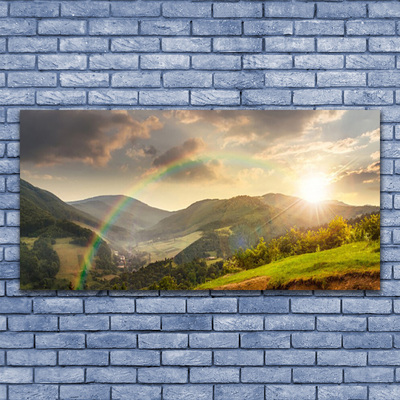 Obraz canvas Szlak nad Przepaścią o Zmierzchu