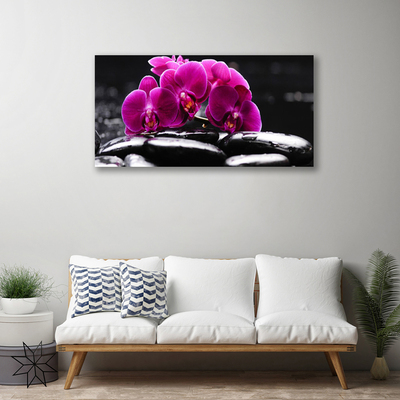 Obraz Canvas Kamienie Zen Orchidea Spa