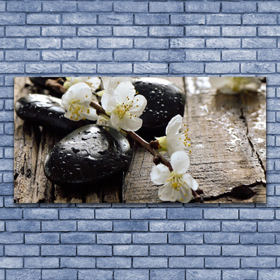 Obraz canvas Kwitnąca Gałązka Jabłoni