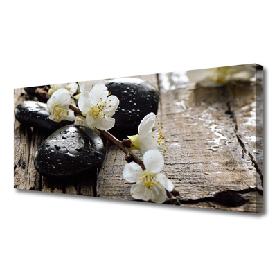Obraz canvas Kwitnąca Gałązka Jabłoni