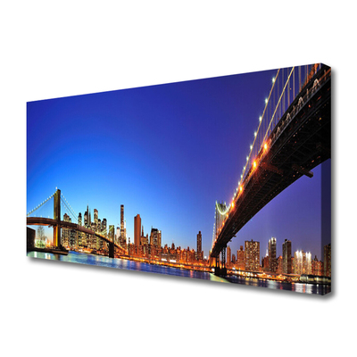 Obraz canvas Stalowa Konstrukcja Metropolii