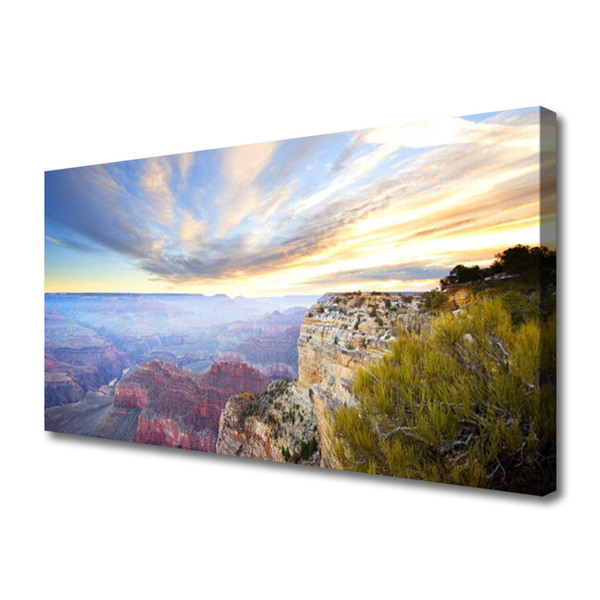 Obraz canvas Surowy Pejzaż Skalistego Brzegu