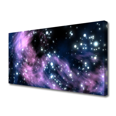 Obraz drukowany na płótnie Galaktyczna Podróż przez Kosmos