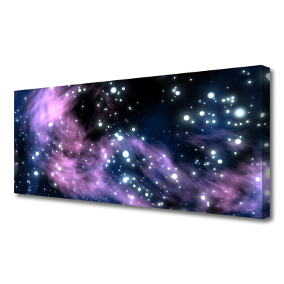 Obraz drukowany na płótnie Galaktyczna Podróż przez Kosmos