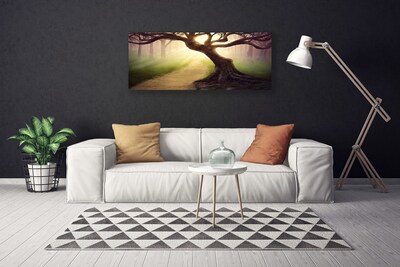 Obraz Canvas Drzewo Promienie Słońce