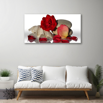 Obraz canvas Aksamitne Płatki Róż
