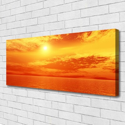 Obraz Canvas Słońce Morze Krajobraz