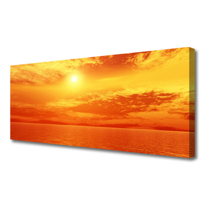 Obraz Canvas Słońce Morze Krajobraz