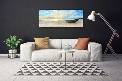 Obraz Canvas Łódka Plaża Morze