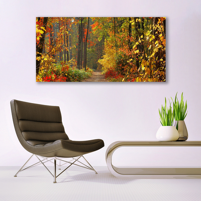 Obraz Canvas Las Natura Jesień