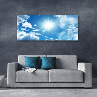 Obraz Canvas Słońce Chmury Niebo Błękit