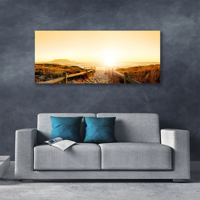 Obraz canvas Ścieżka na Wydmie