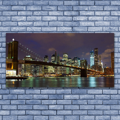 Obraz canvas Most Wiszący nad Rzeką