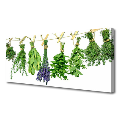 Obraz canvas na ścianę Płatki Ziół i Kwiatów