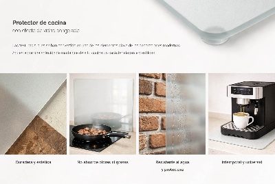 Osłona na płytę indukcyjną podwójna, półprzezroczysta osłona ochronna