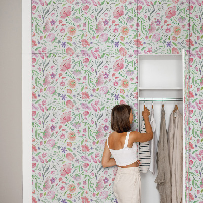 Folia do oklejania mebli Pastelowa flora