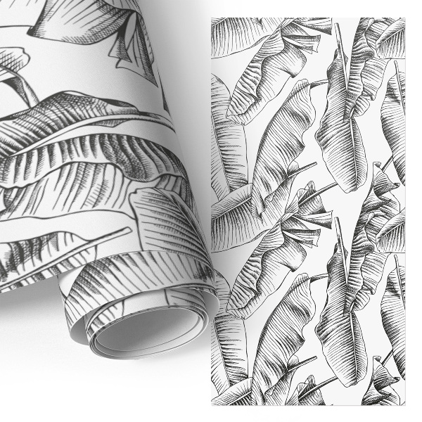 Folia samoprzylepna na meble Liście bananowca