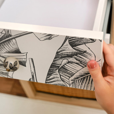 Folia samoprzylepna na meble Liście bananowca