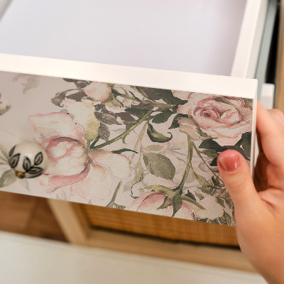 Naklejka na meble Vintage kwiaty