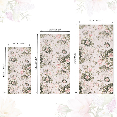 Naklejka na meble Vintage kwiaty