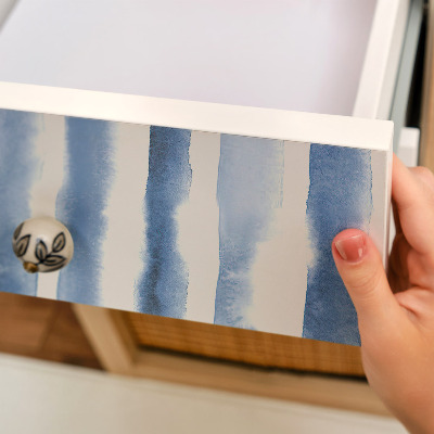 Naklejka na meble Błękitne pasy